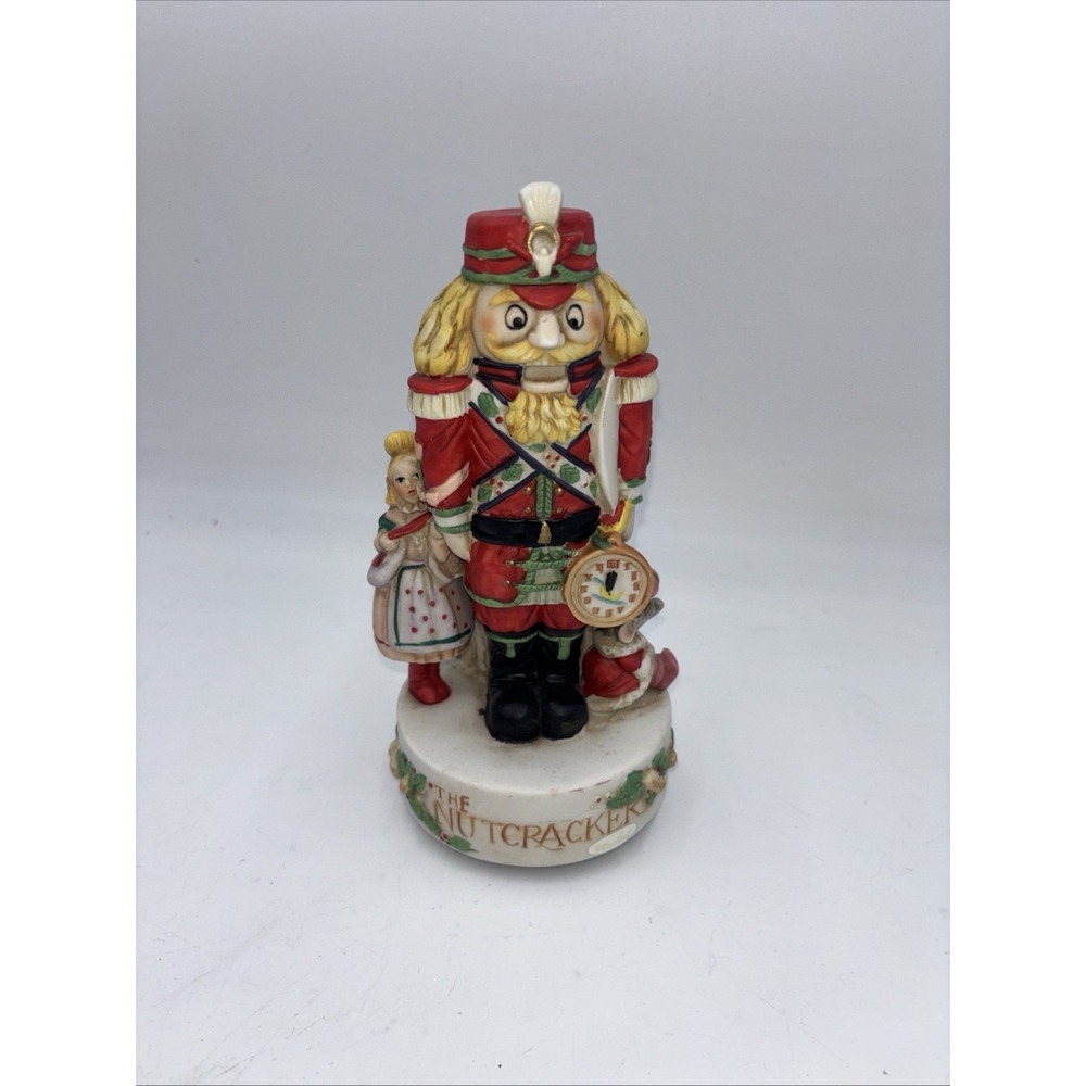 Vintage A Summit Collection Exclusive Music Box The Nutcracker Porcelain